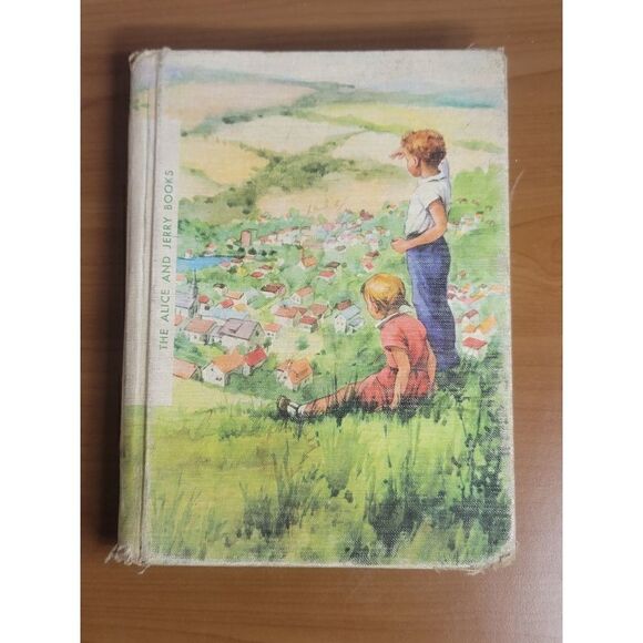 1957 Alice and Jerry FRIENDLY VILLAGE Basic Reading Primer Row Peterson Elementa - Picture 2 of 11